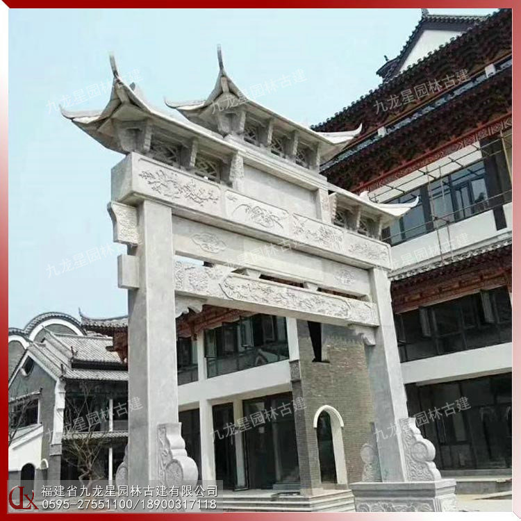 石雕牌坊門(mén)樓